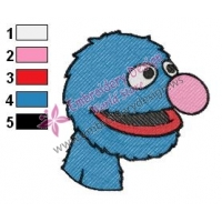 Grover Embroidery Design